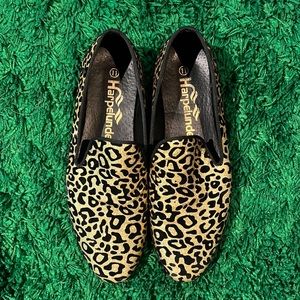 Gold Leopard Dress Loafers. Fancy to make a statement